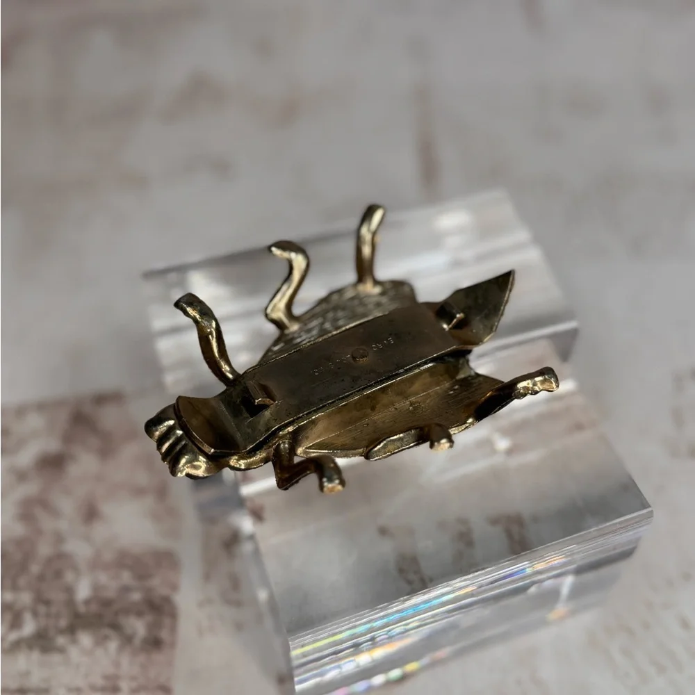 Estate Vintage EMRO Bar Fly Bottle Opener Brass St Louis Missouri